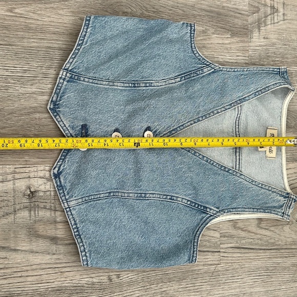 Madewell Blue Denim Vest Top - Picture 6 of 8